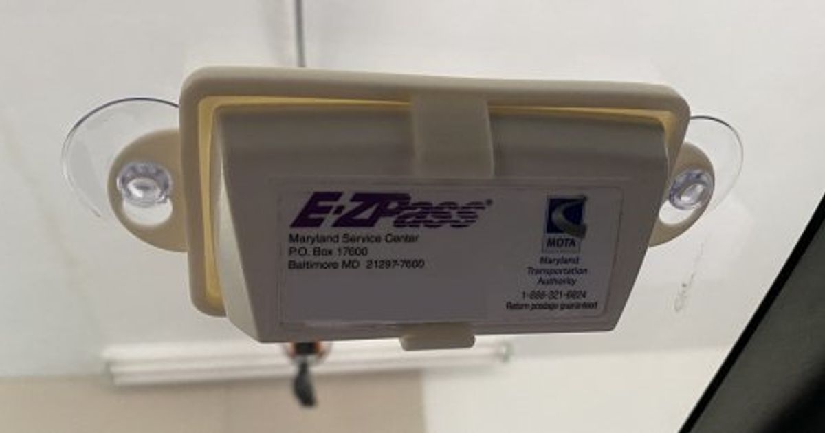 Remix EZPass Toll Tag Holder w/Velcro Cutouts by James Download free