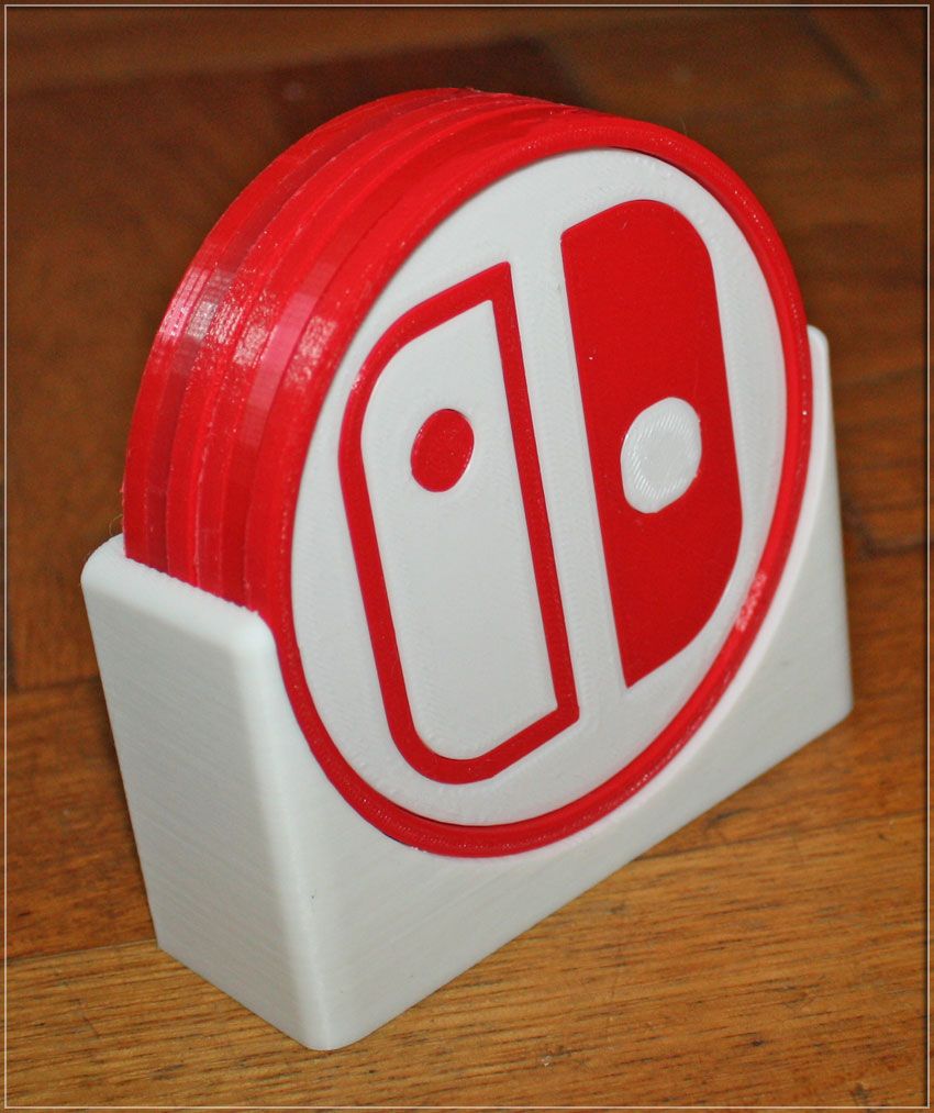 Miniatura 5 do modelo 3D Nintendo Switch Coasters