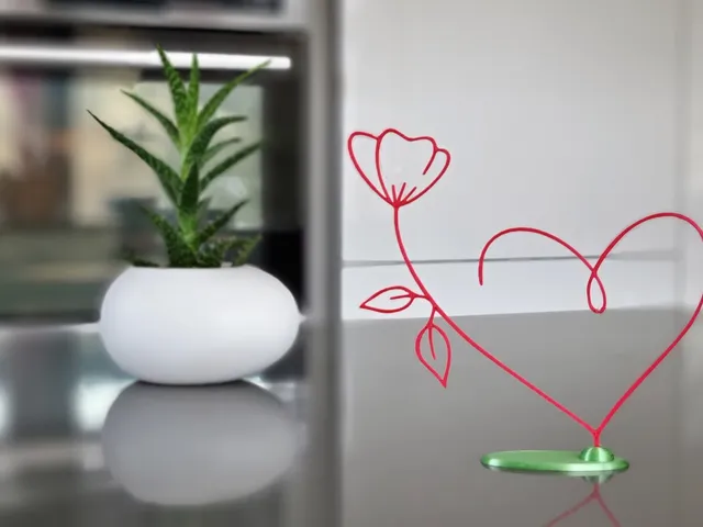 Valentine Flower Heart