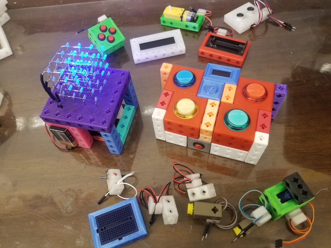 Electrobloks:PrintABlok DIY Snap Together Electronics by 3D Printing ...