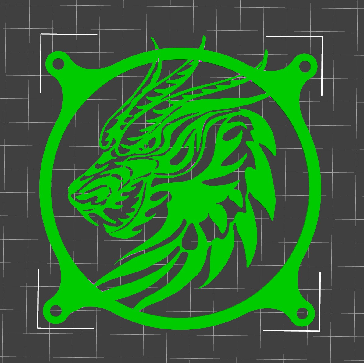 120mm dragon tribal