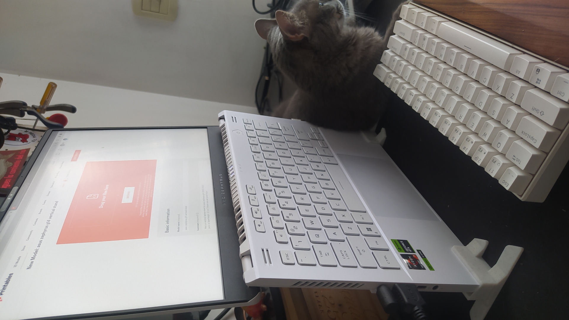 asus zephyrus g14 vertical stand by mikelodeon Download free STL