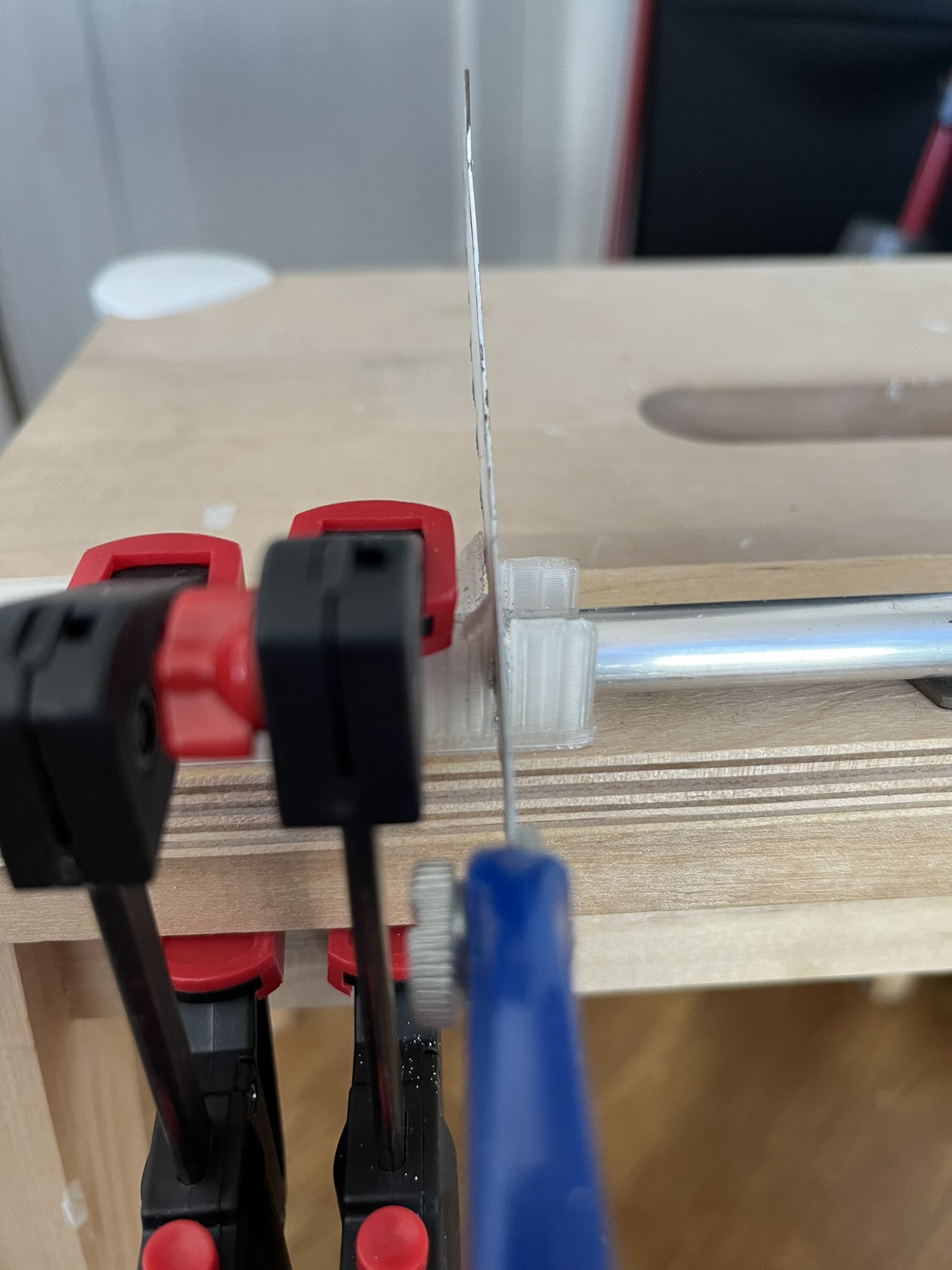 Tube cutter guide for werner_rh cheap drybox 3D model thumbnail