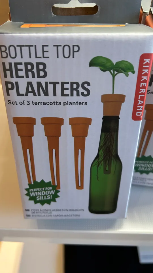 Bottle herb planter by barteska1 | Download free STL model | Printables.com