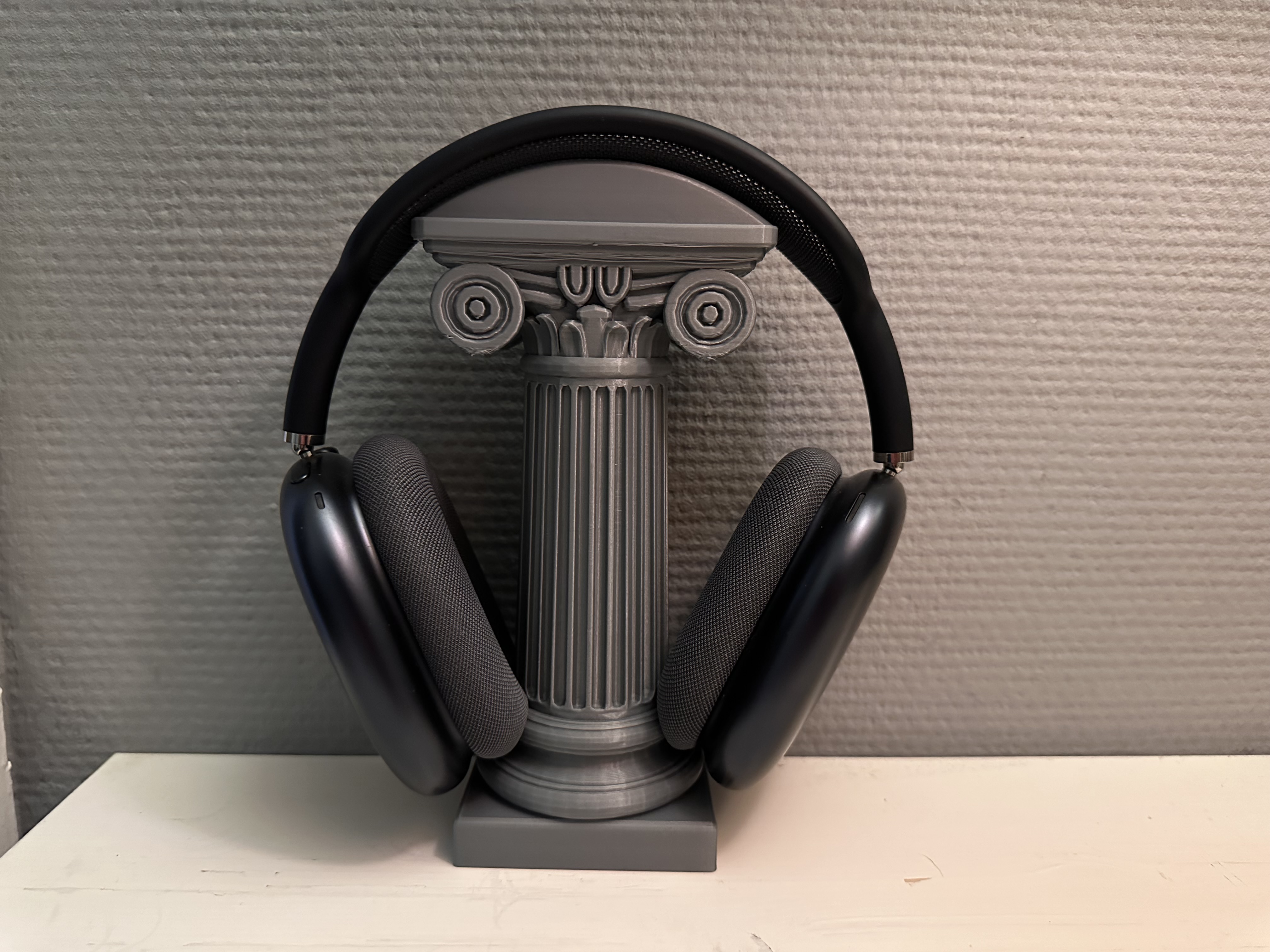 Greek Ionic Headphone Holder – Ancient Column Style
