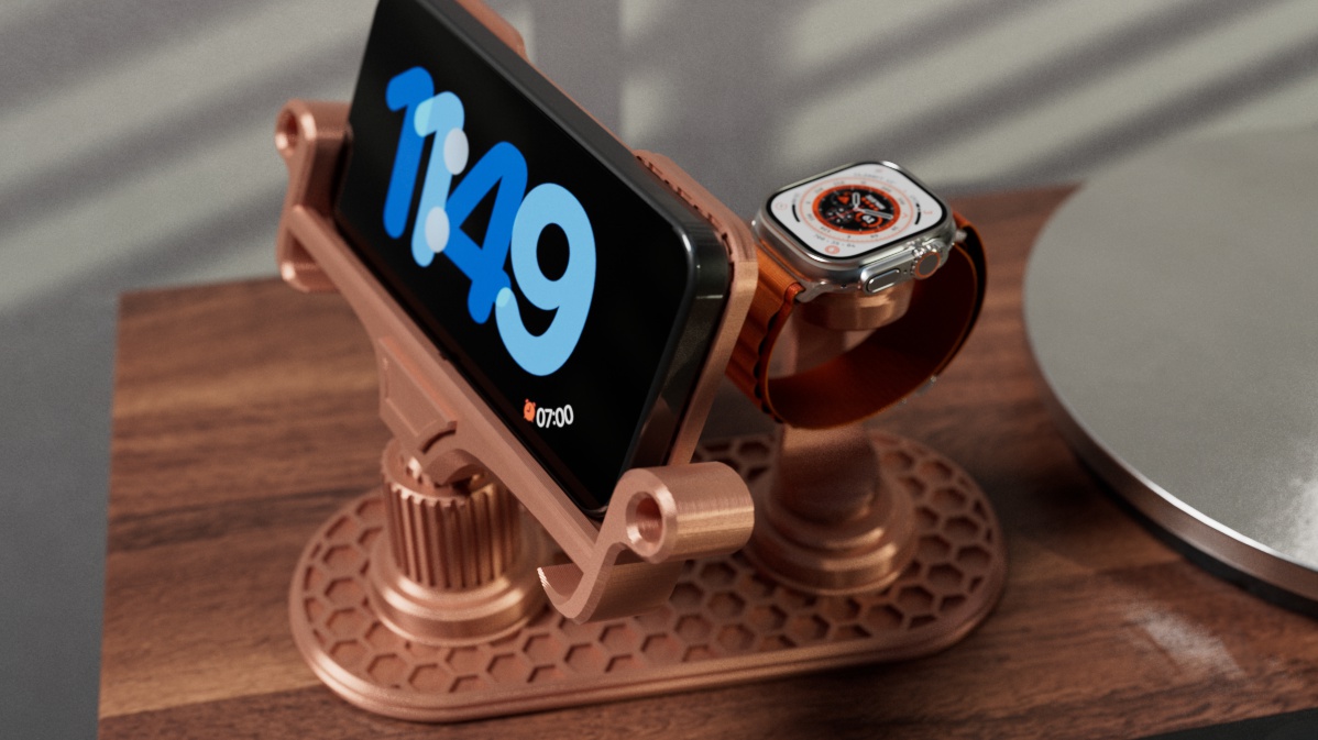 Alec's iPhone Apple Watch MagSafe Charging Stand