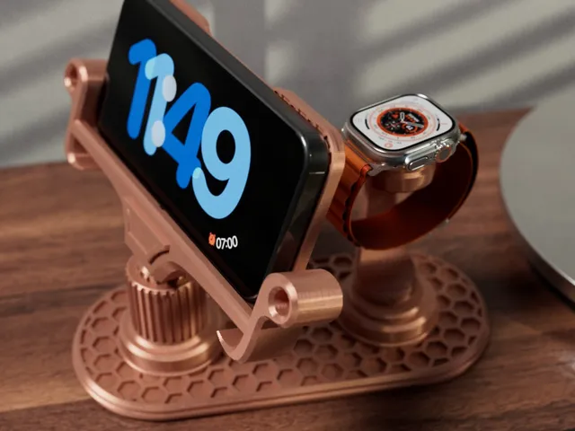 Alec's iPhone Apple Watch MagSafe Charging Stand