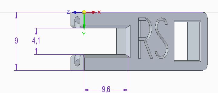 Miniatura 2 do modelo 3D Zipper Puller
