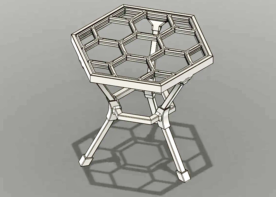 Hex Table Frame