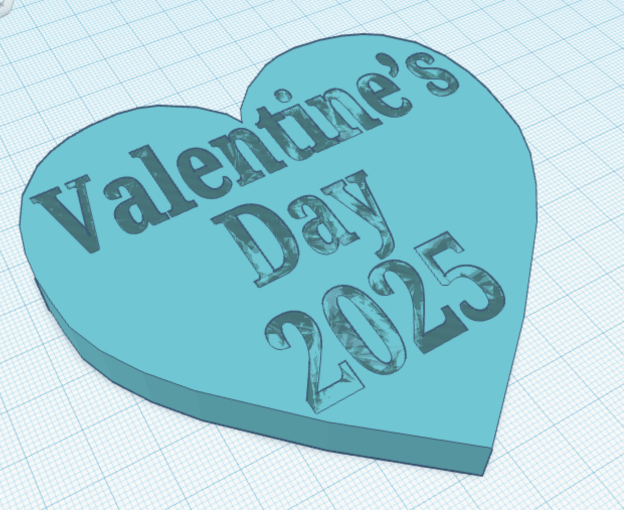 Valentines Day 2025 Heart by mhpullen Download free STL model