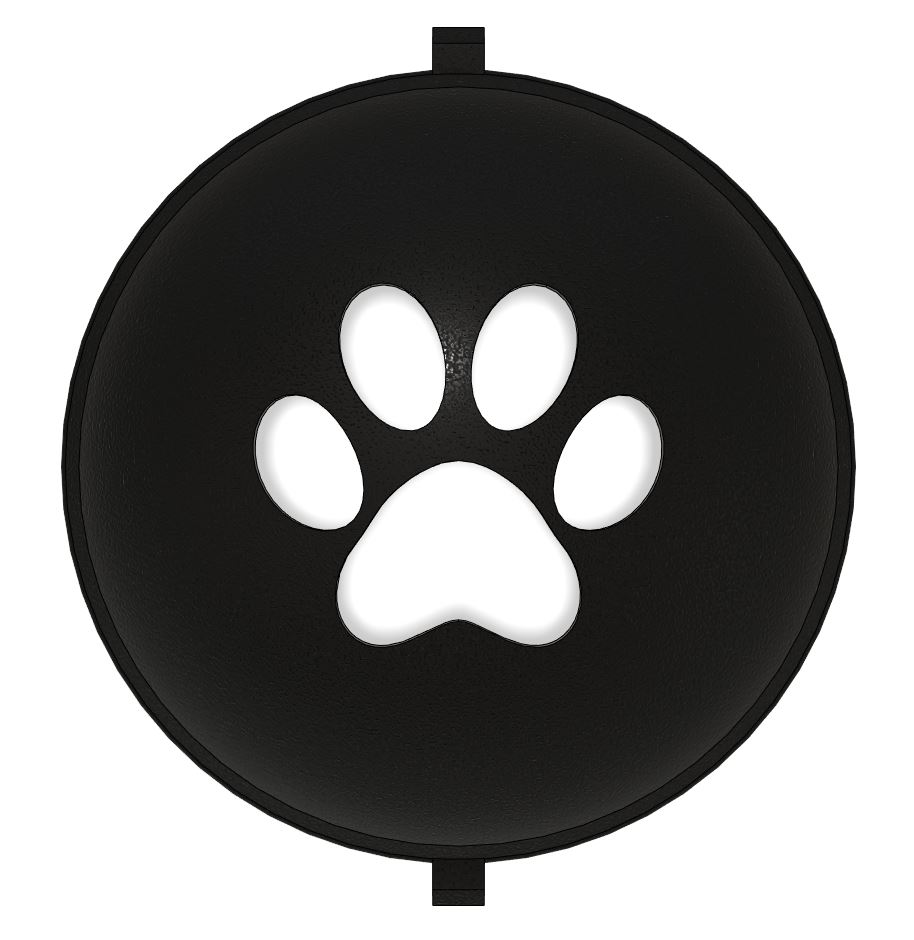 Golf - Golf Ball Stencil - Insert - Dog Paw - Marker