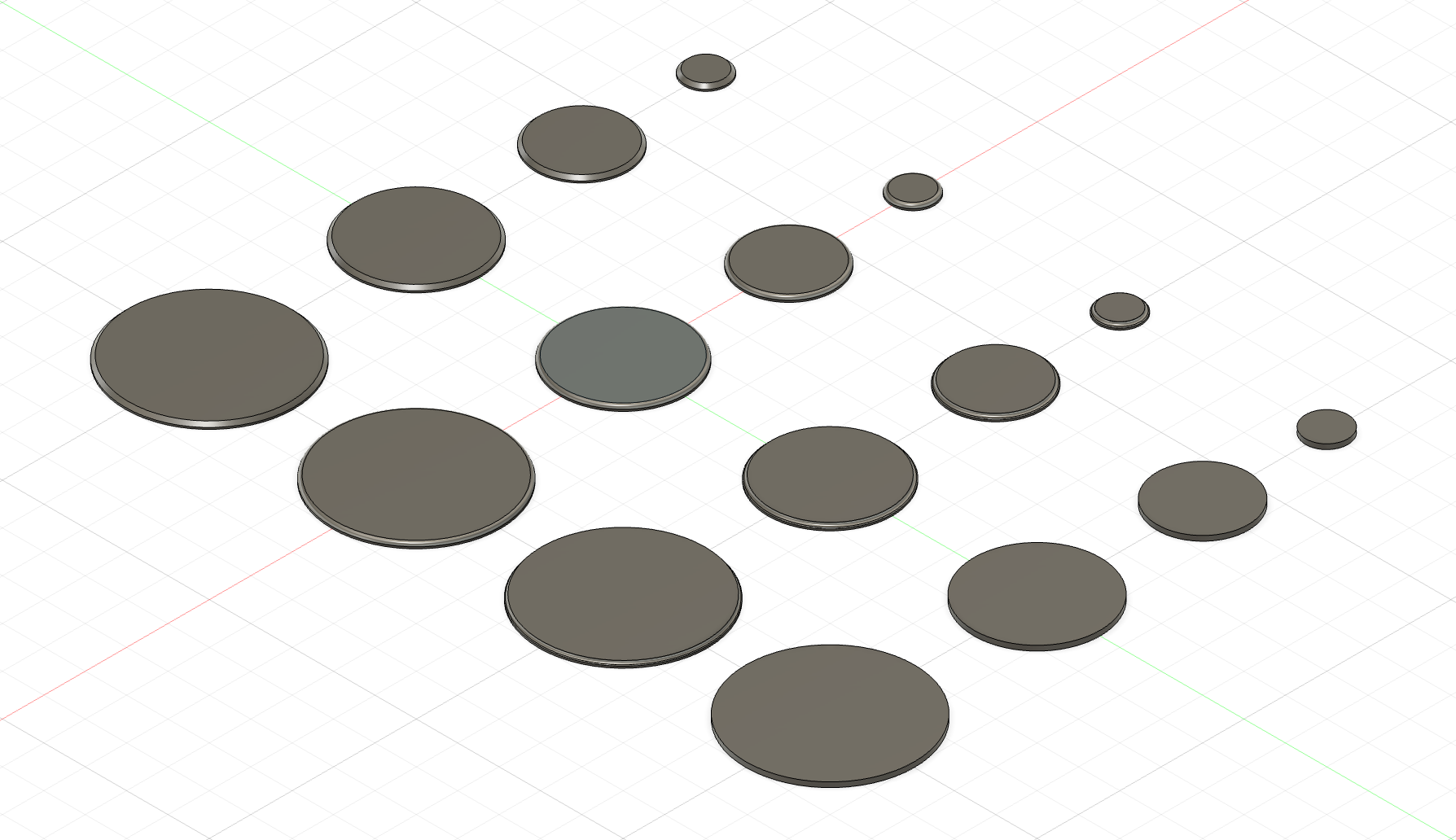 Bunch of Basic Bases by Trevor Riedemann | Download free STL model | Printables.com