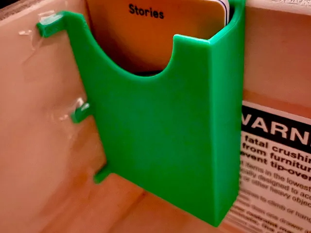 Inside Drawer Card Holder