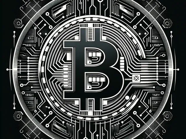 Bitcoin Logo HueForge black/white
