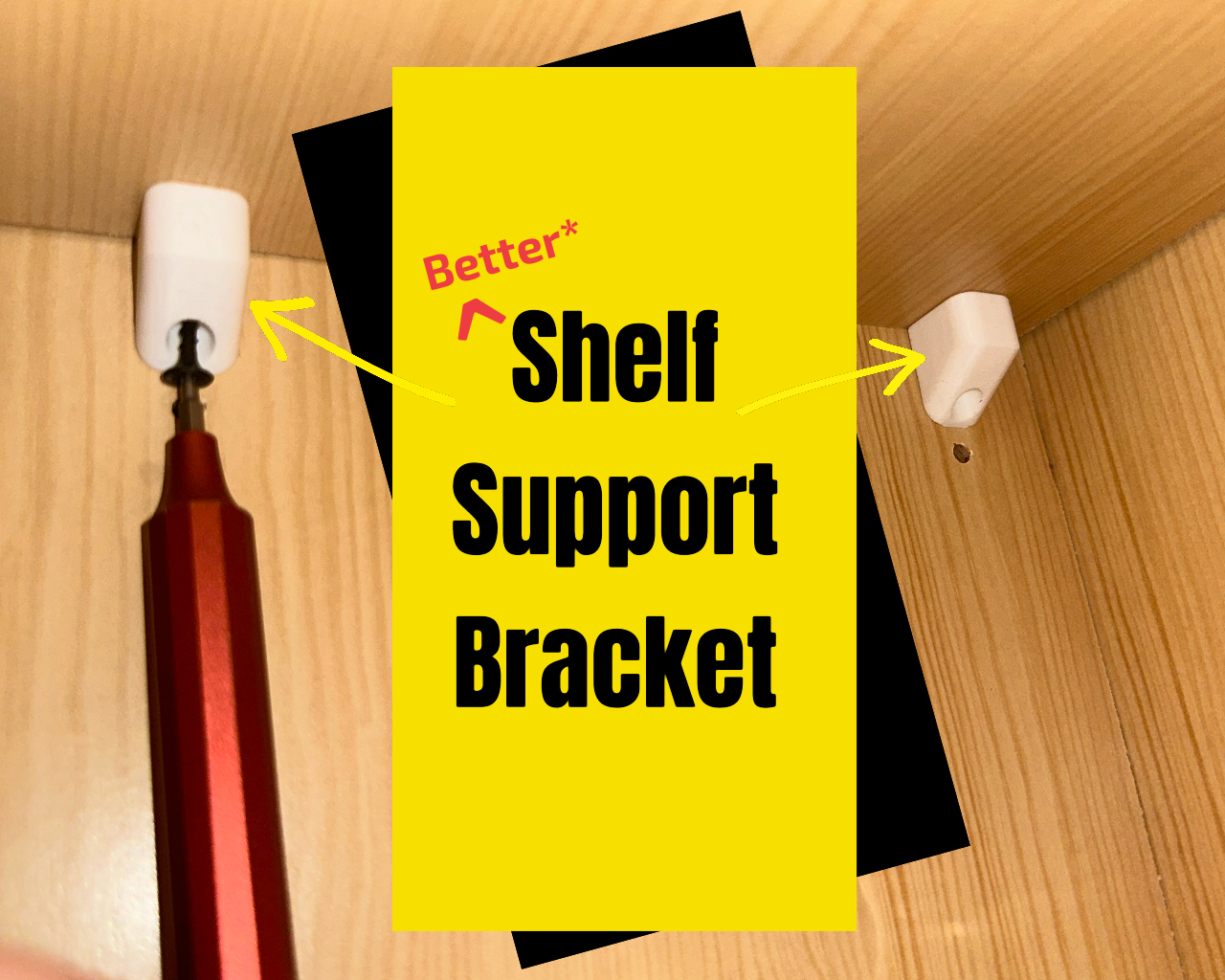 Better Shelf Support Bracket by Snail Download free STL model
