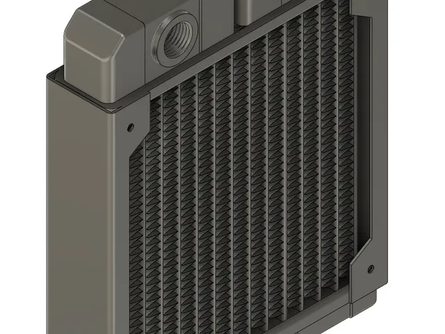 Dracaena 120mm Radiator (STEP file)