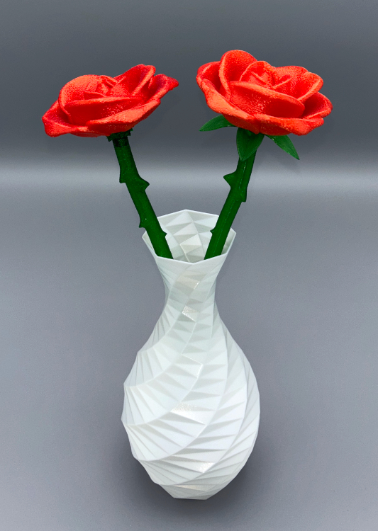 Rose with Stem 2 3D model thumbnail