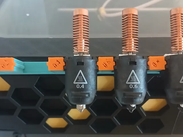 Flashforge 5m nozzle slide holder