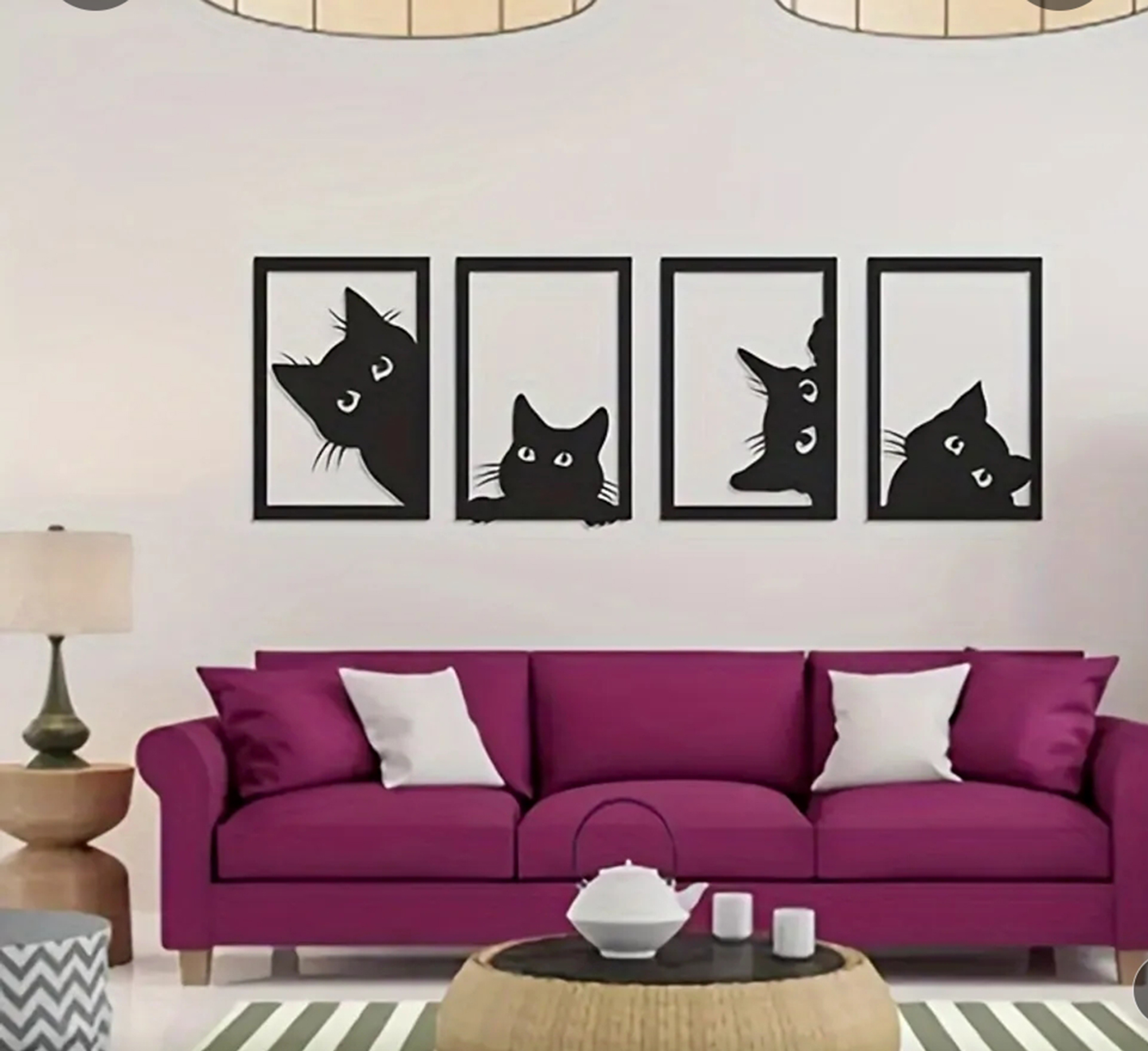 Nosy Cats - Wall decor
