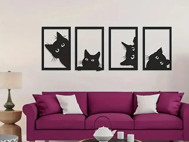 Nosy Cats - Wall decor
