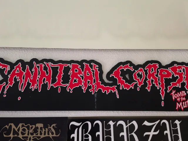 Cannibal Corpse - tomb of the mutilated Logo – 3D Display with Stand