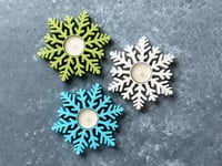 Snowflake Candle Holder