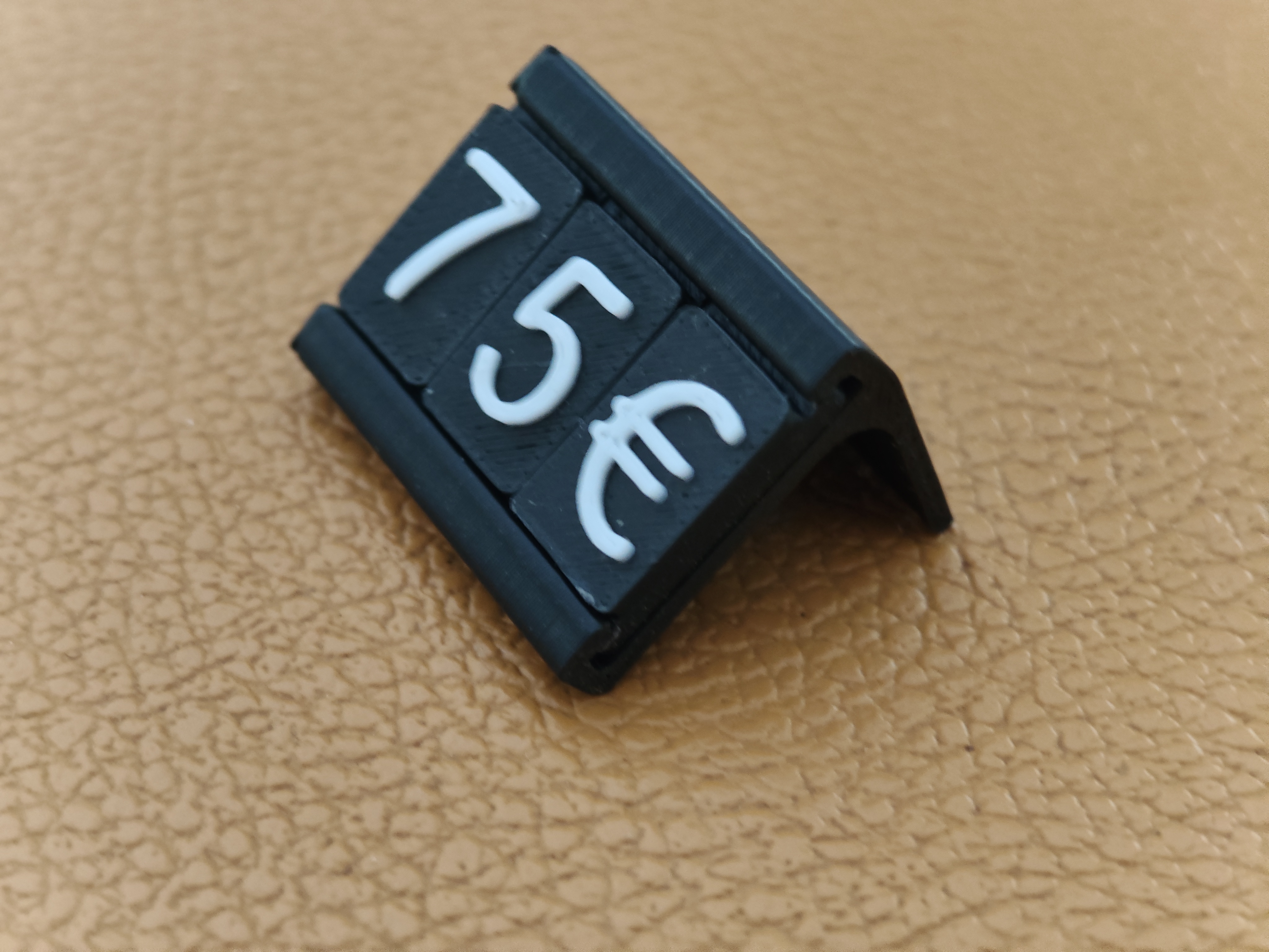 Price label 20x10mm with support - Etiquettes de prix de 20x10mm avec support