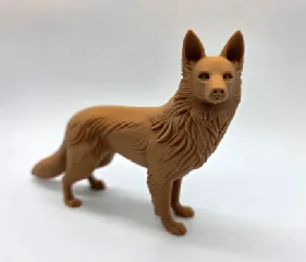 Standing Australian Kelpie Statue