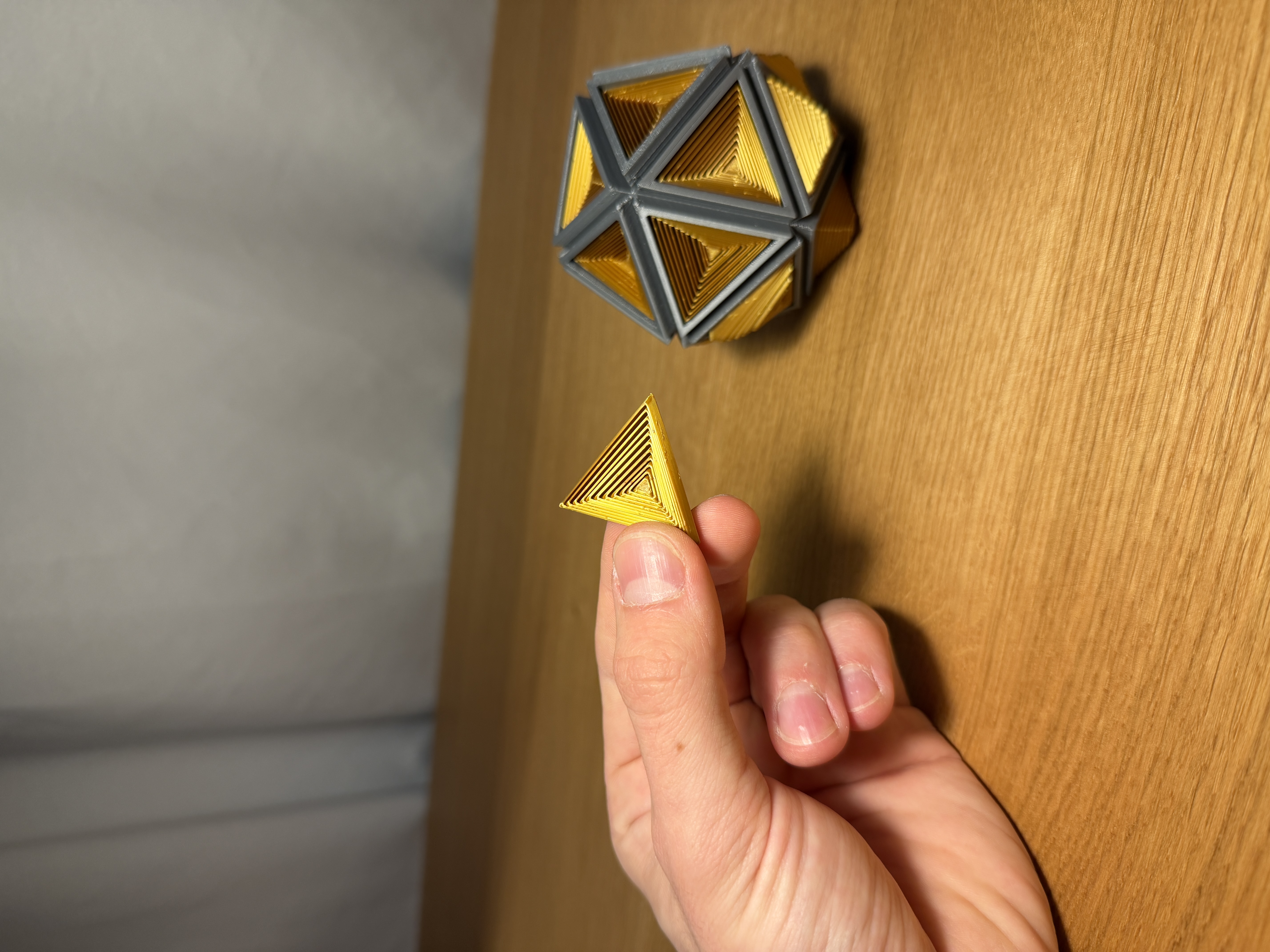 Triangle Fidget Sphere Toy — miniatura 3