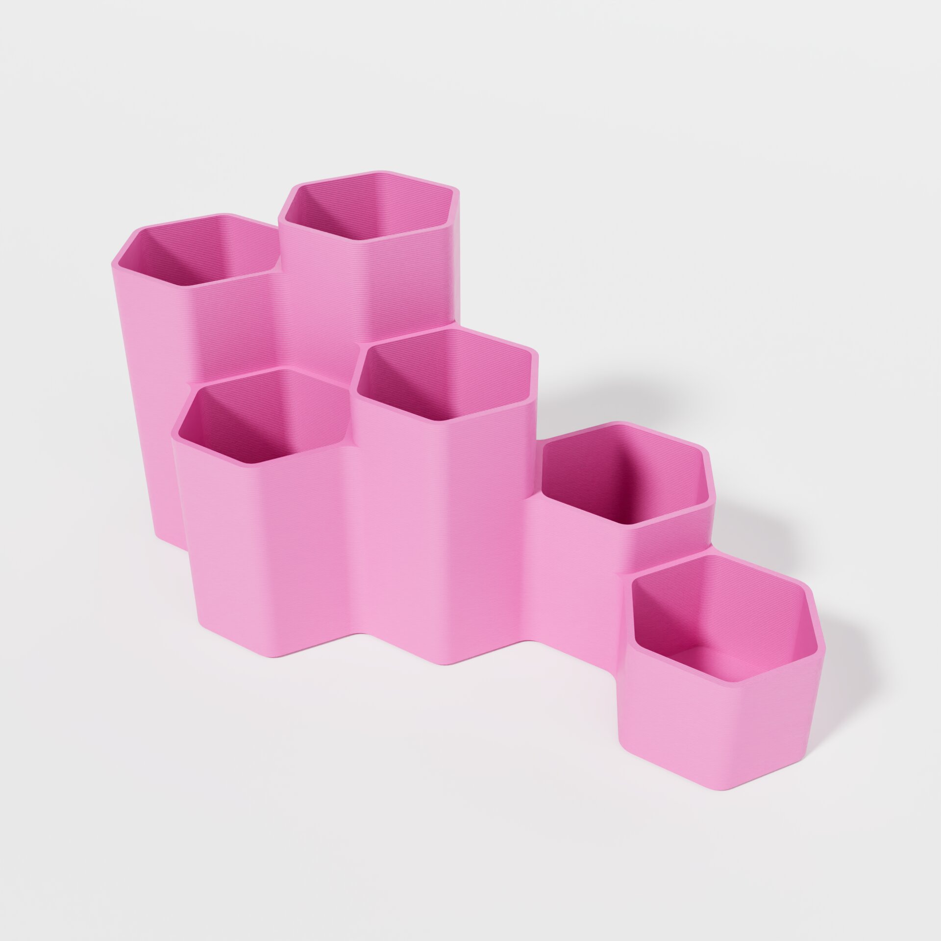 Hexagonal cascade pencil holder 09 — miniatura 4