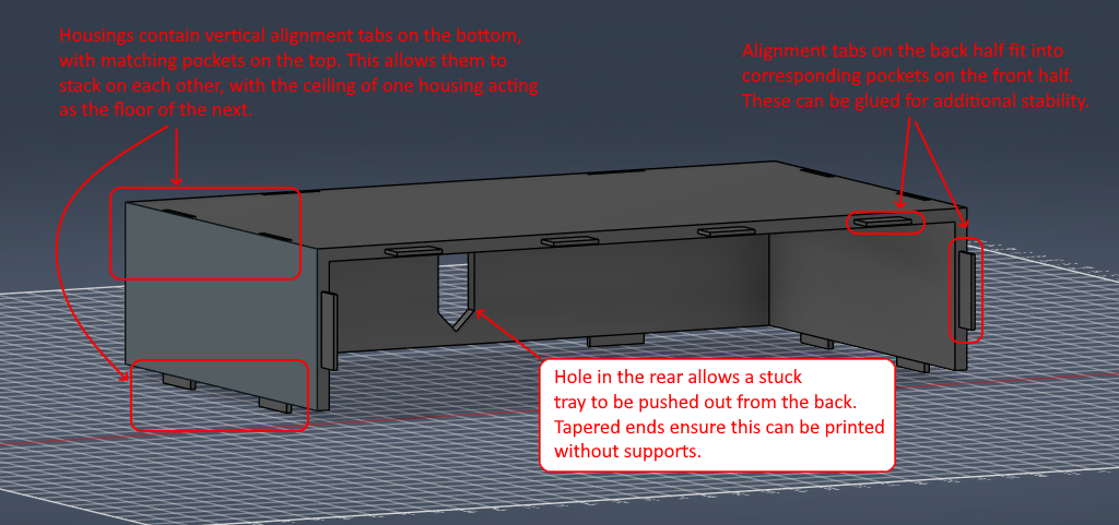 Deep Stackable Storage Trays / Organizers — thumbnail 6