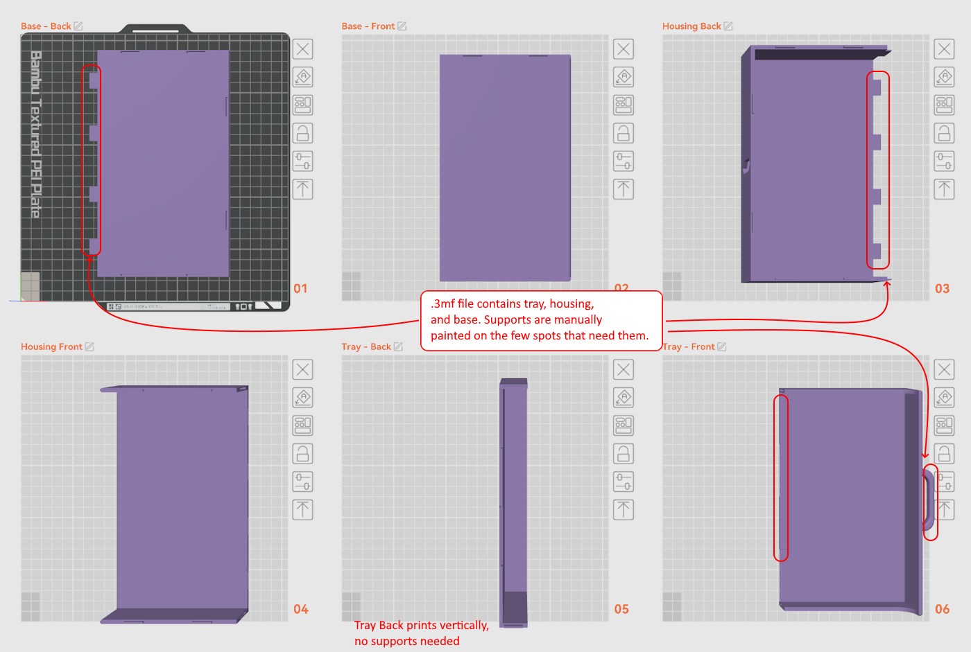 Deep Stackable Storage Trays / Organizers — thumbnail 2