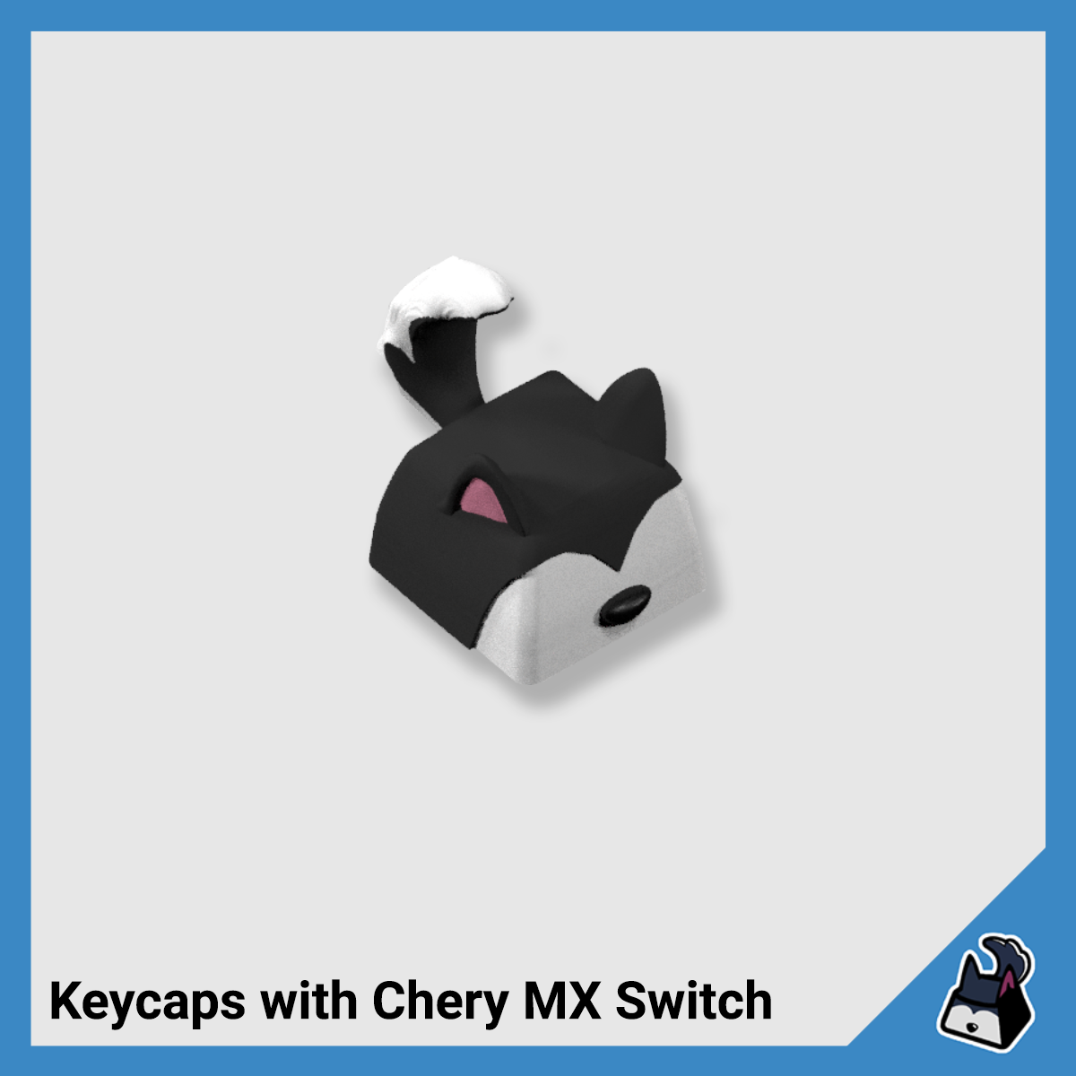 Dogs keycaps - Huskey - Charlie