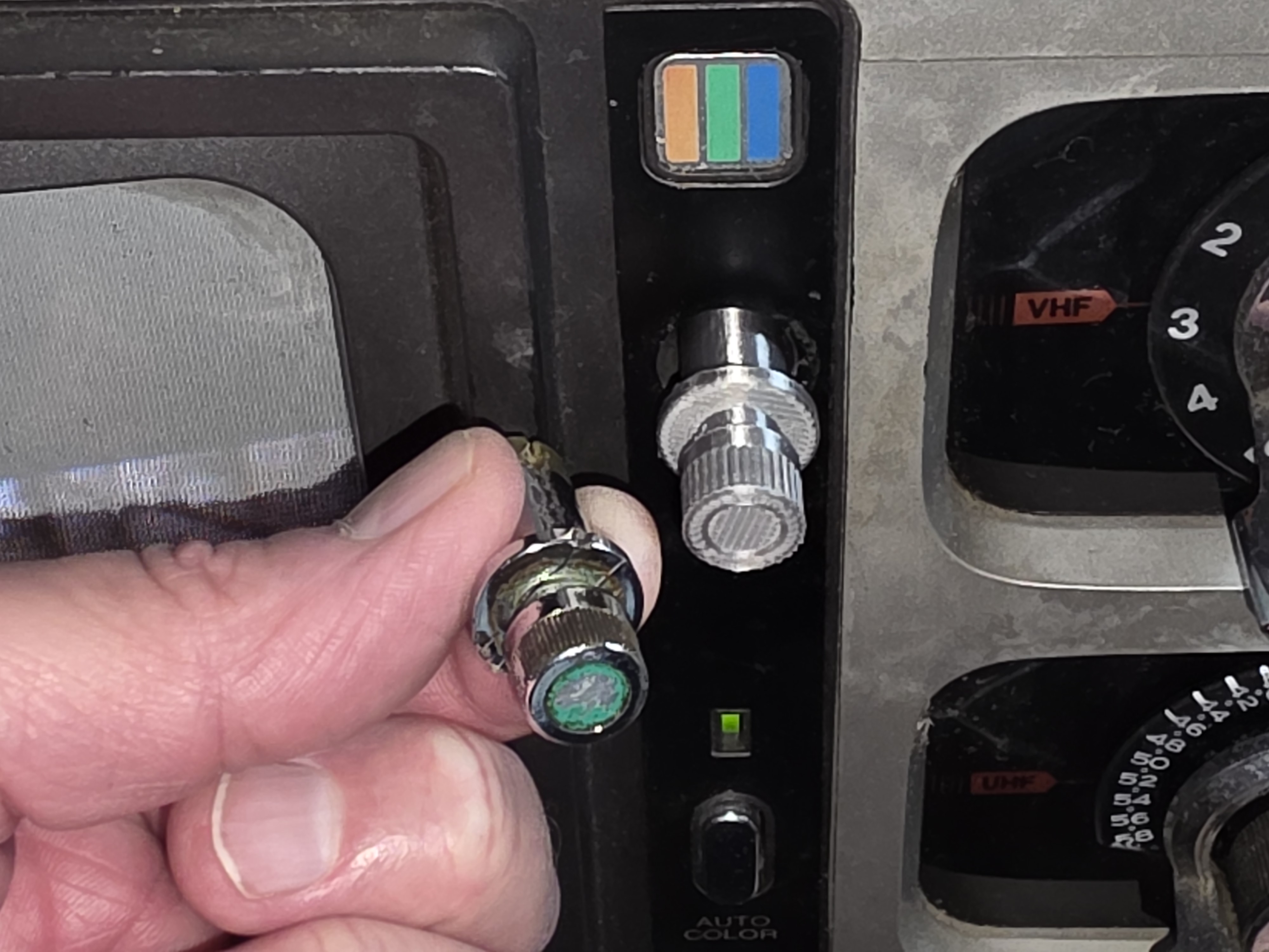 Push-Pull Power/Volume Knob for Color TV
