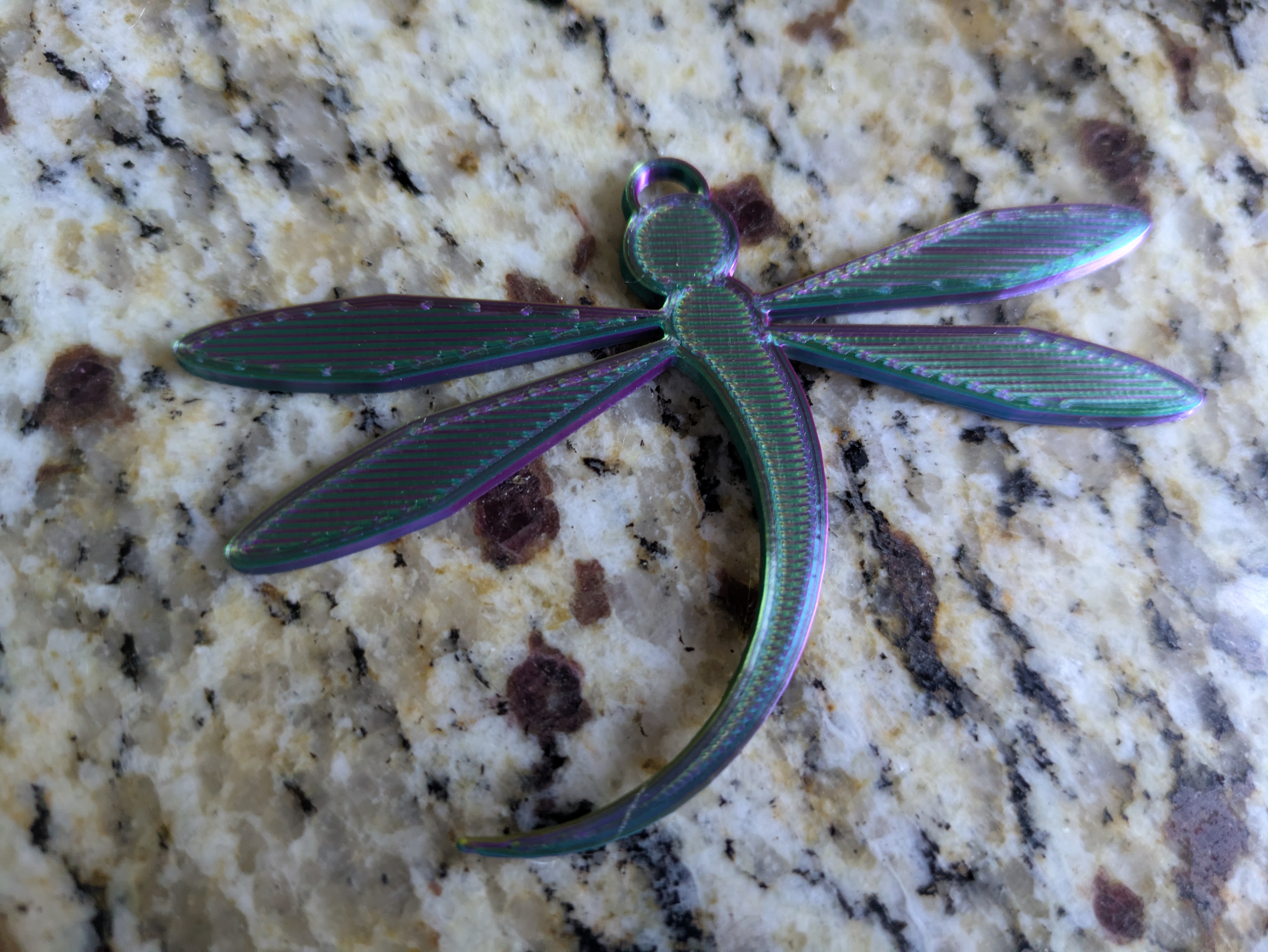 Dragonfly charm or keychain