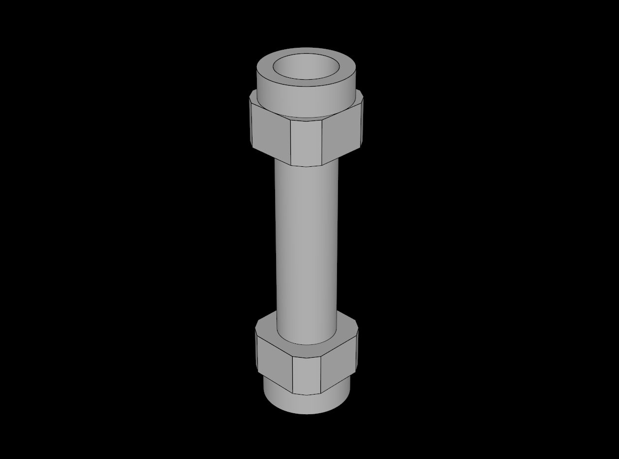 Lego Compatible (66909.dat) Bar  2L with Top Studs