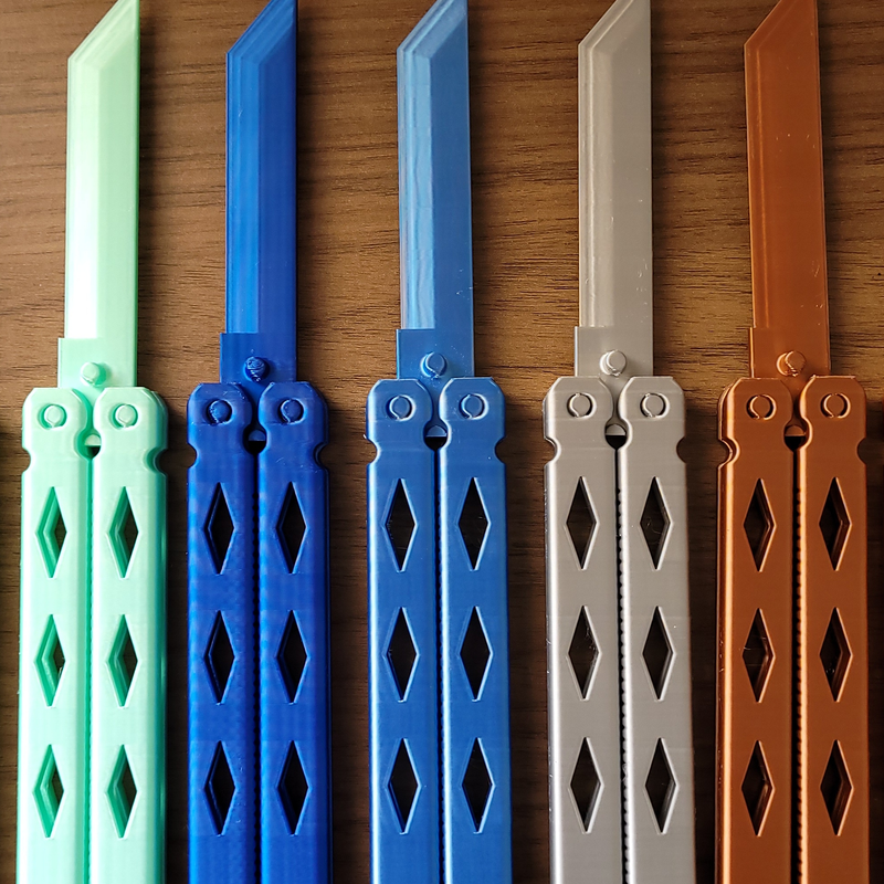 Double-Sided Grip Butterfly Knife Collection by 3rd Dimensional ...