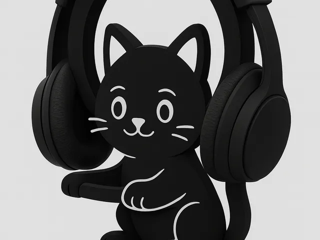 Midnight Paws Headphone Stand