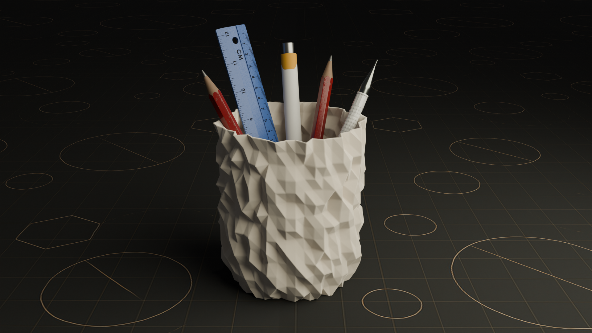 Funky Pencil Holder