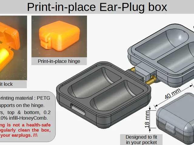 Print in place Ear plug box