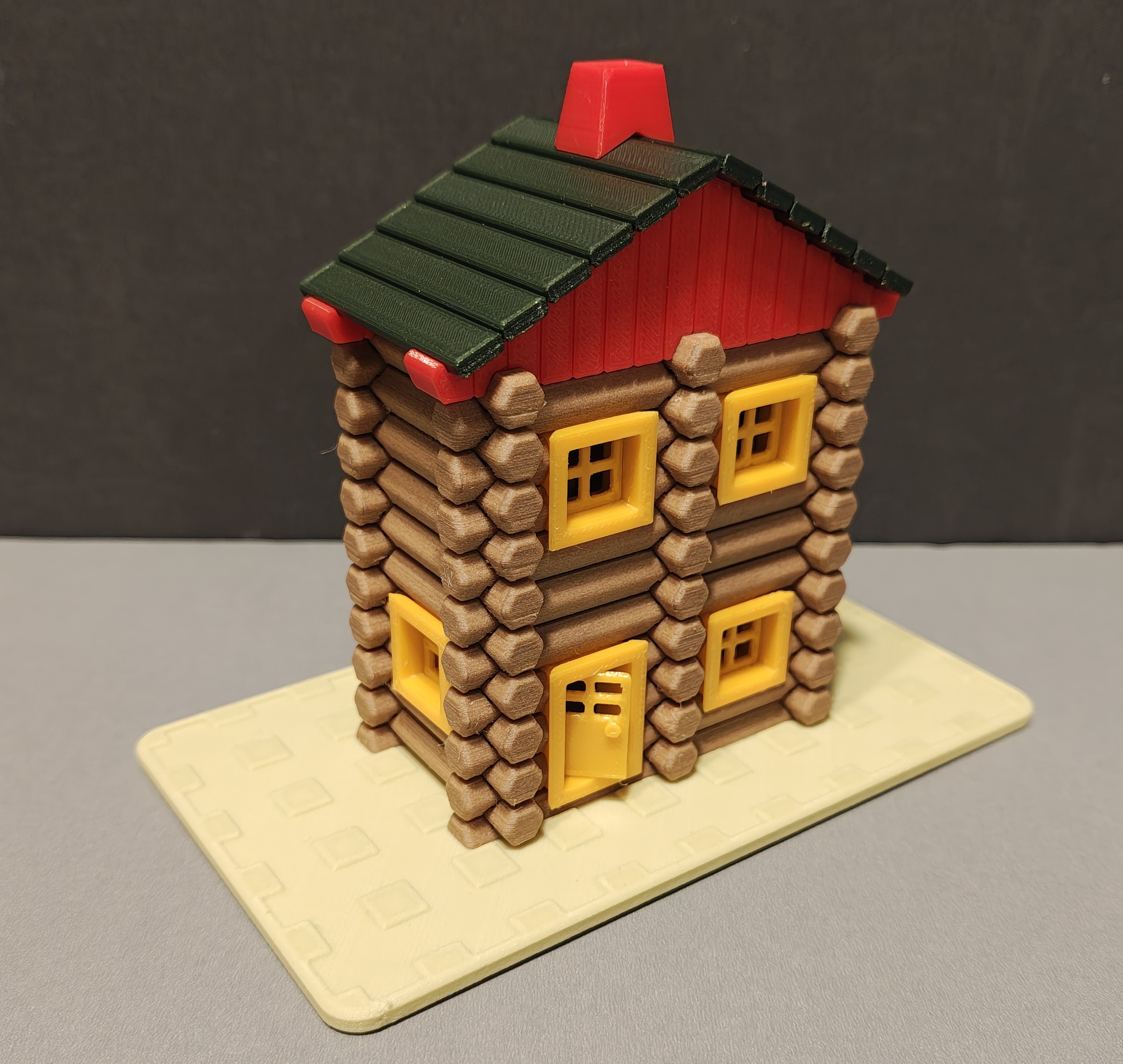 Lincoln-Like Mini Logs - Buildable desktop toy