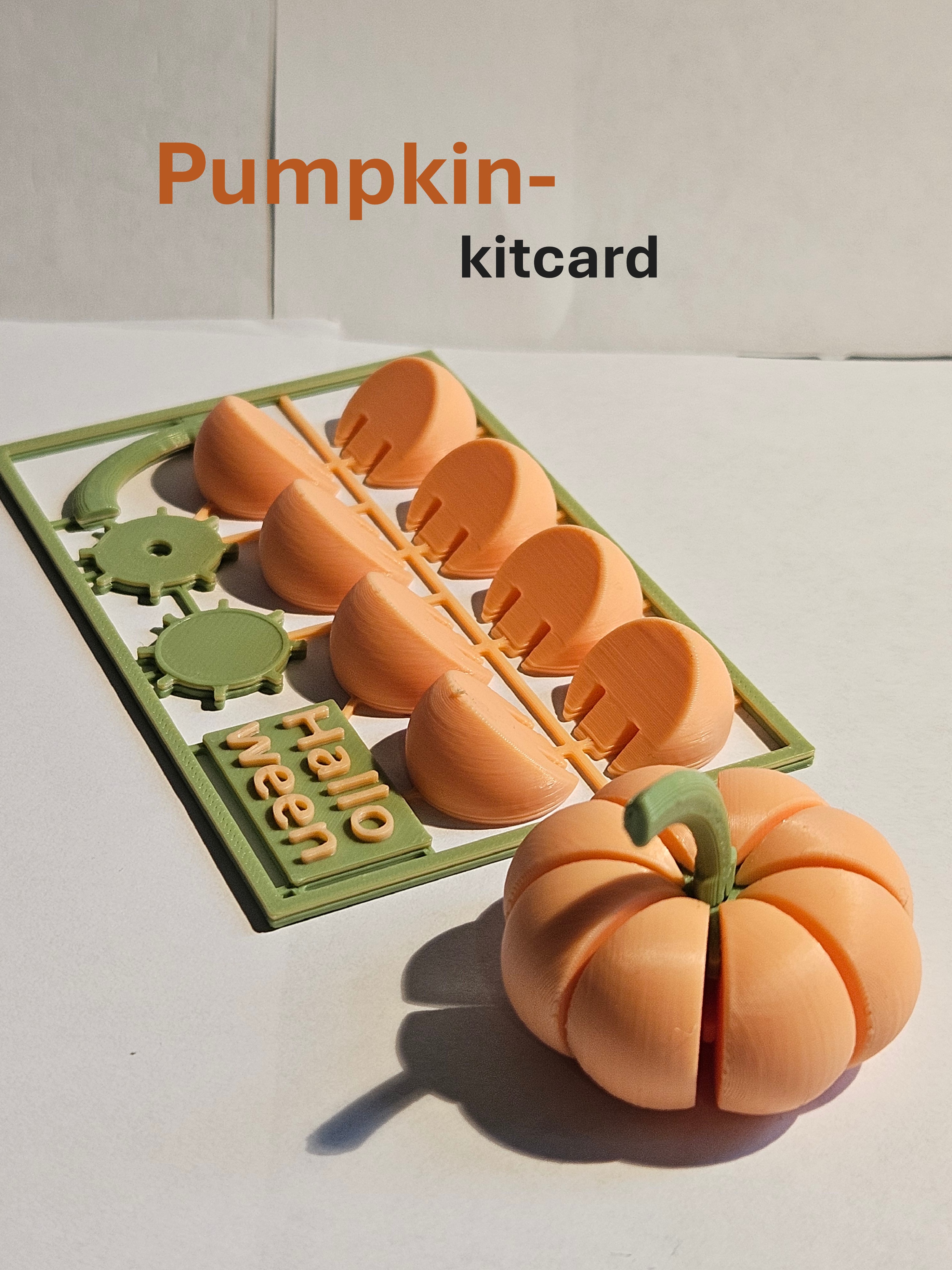 Pumpkin kit card