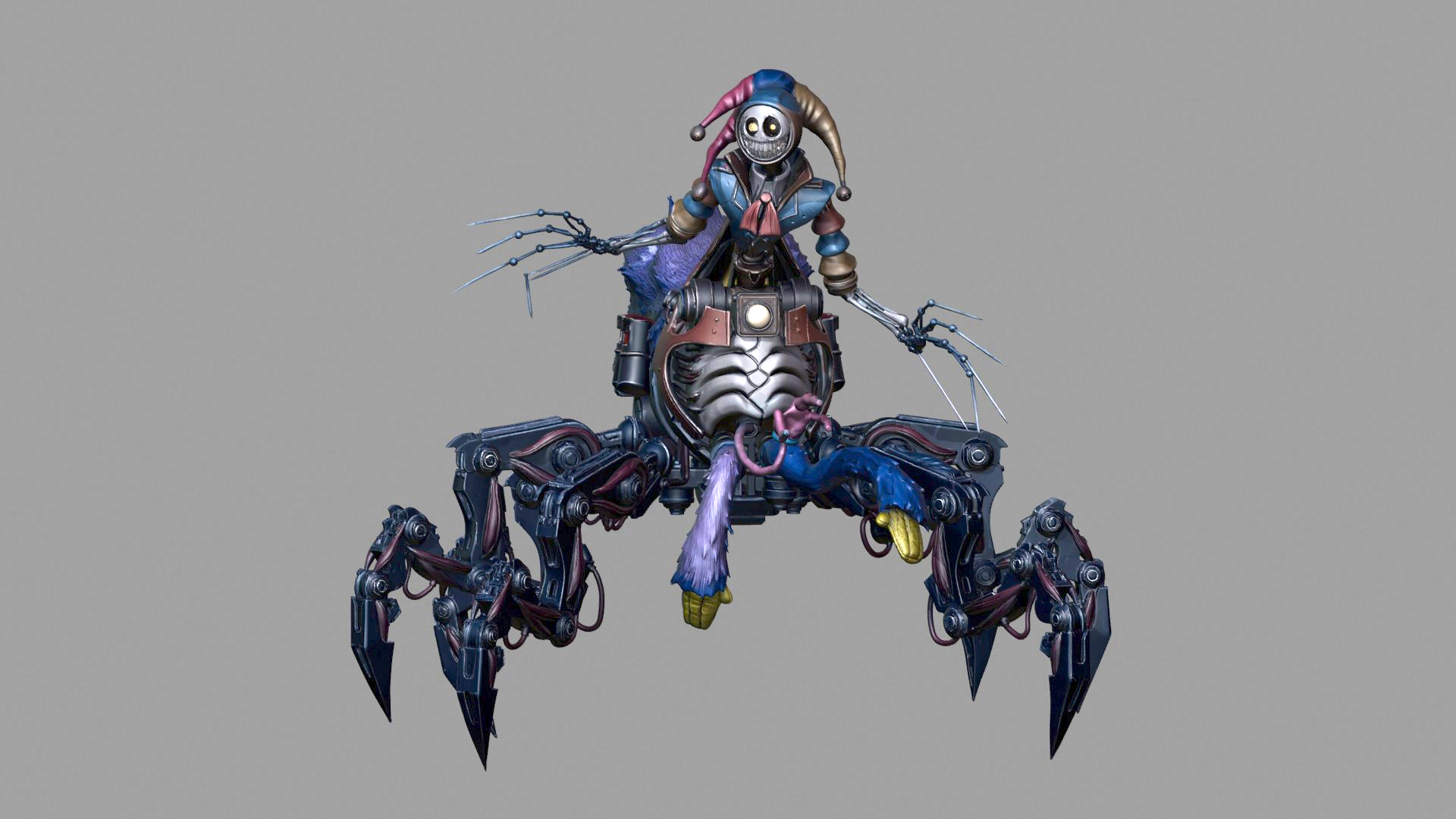 Prototype 1006 STL – Poppy Playtime Horror Creature Statue – 3D Printable Model