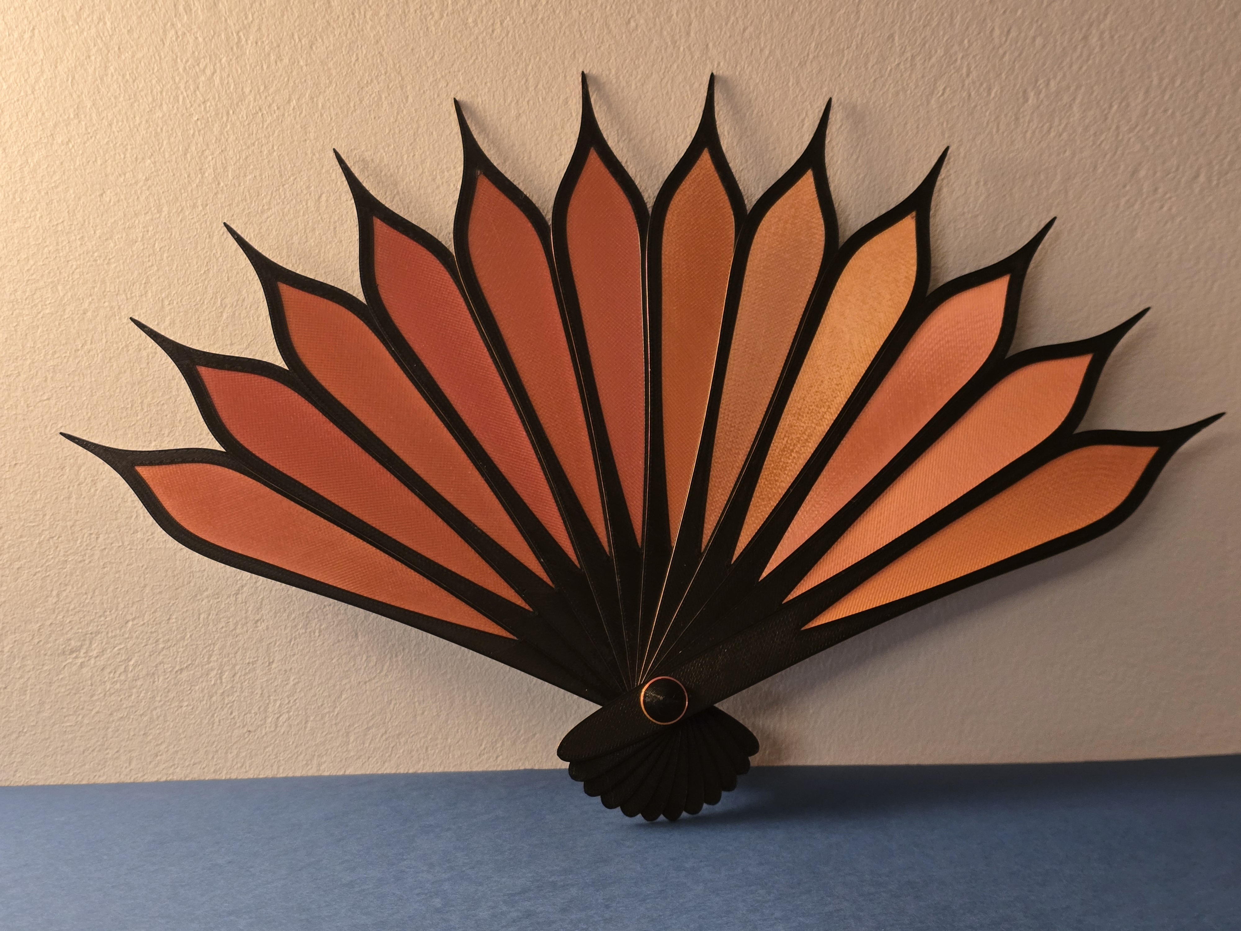 Watch Your Eyes - a folding fan