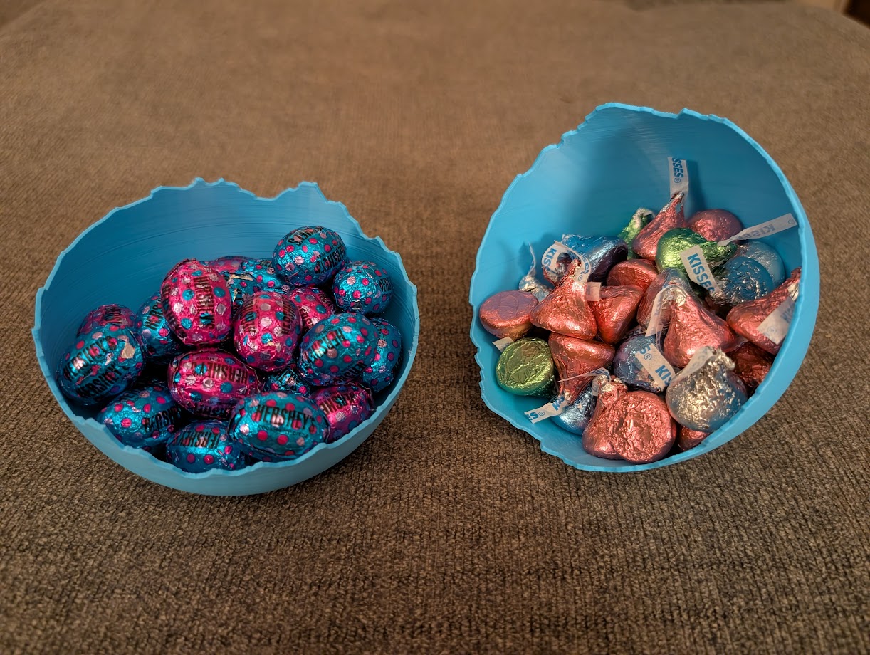 Broken Egg Candy Bowls