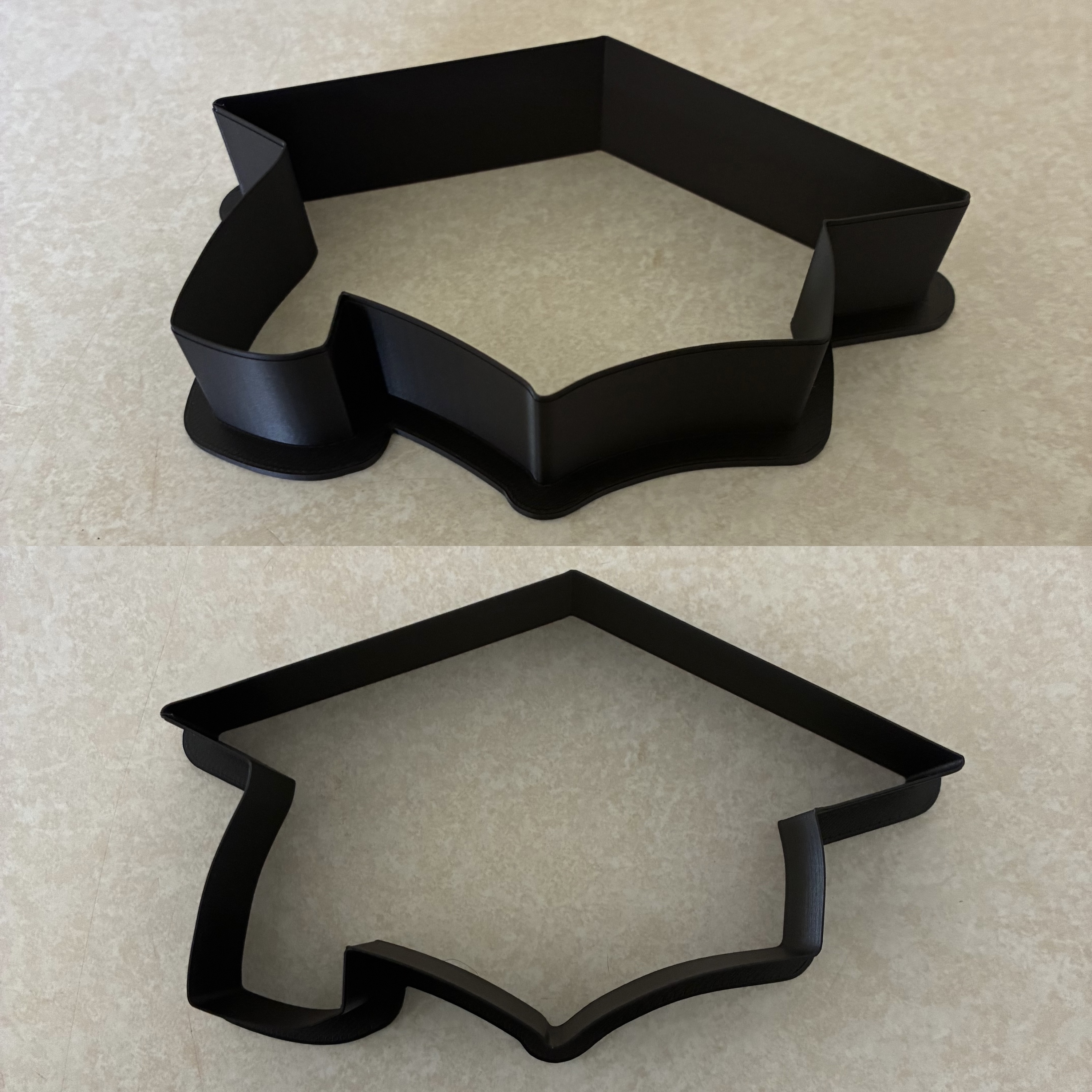 Grad Cap Cookie Cutter Large