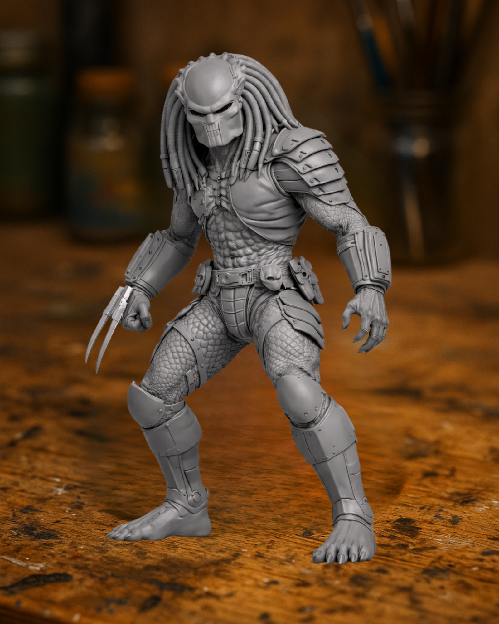 Predator Yautja Hunter — Sci-Fi Alien Warrior