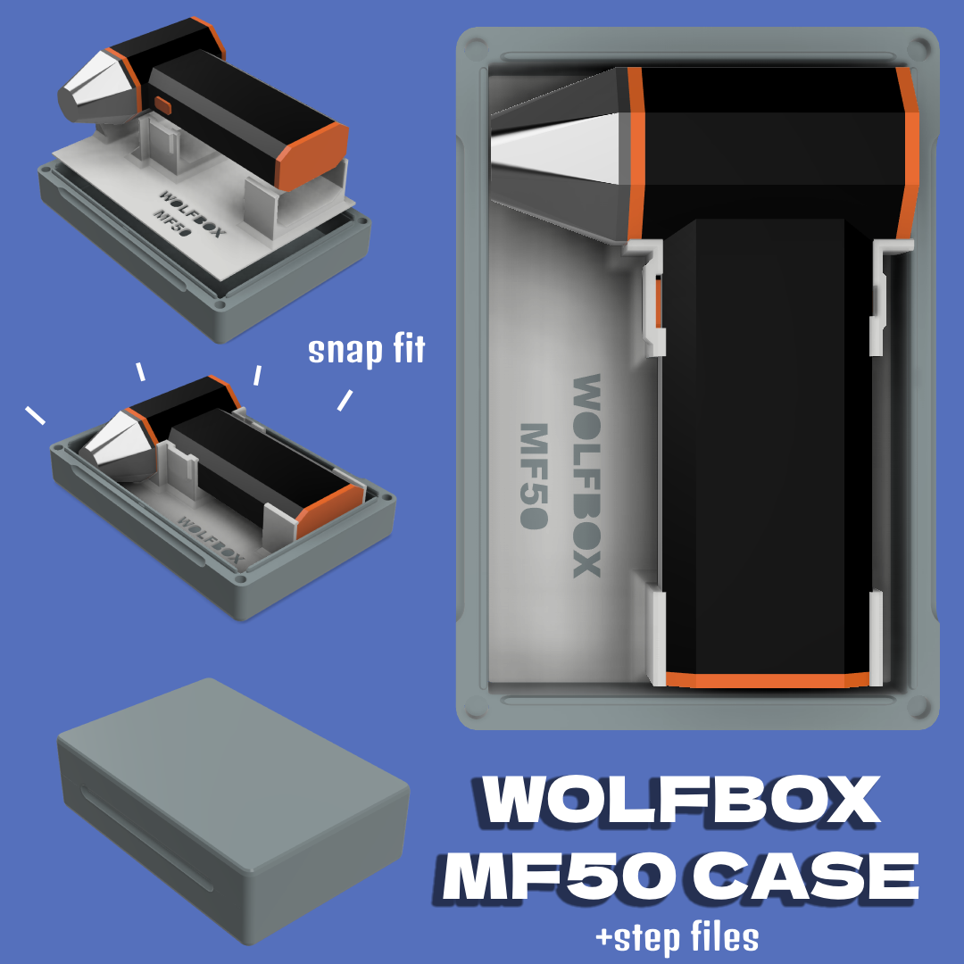 Wolfbox MF50 snap fit case