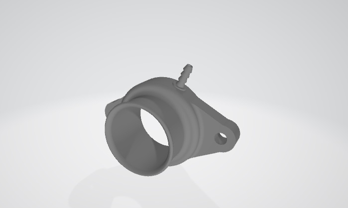 Honda CB450 intake boot with vacuum port