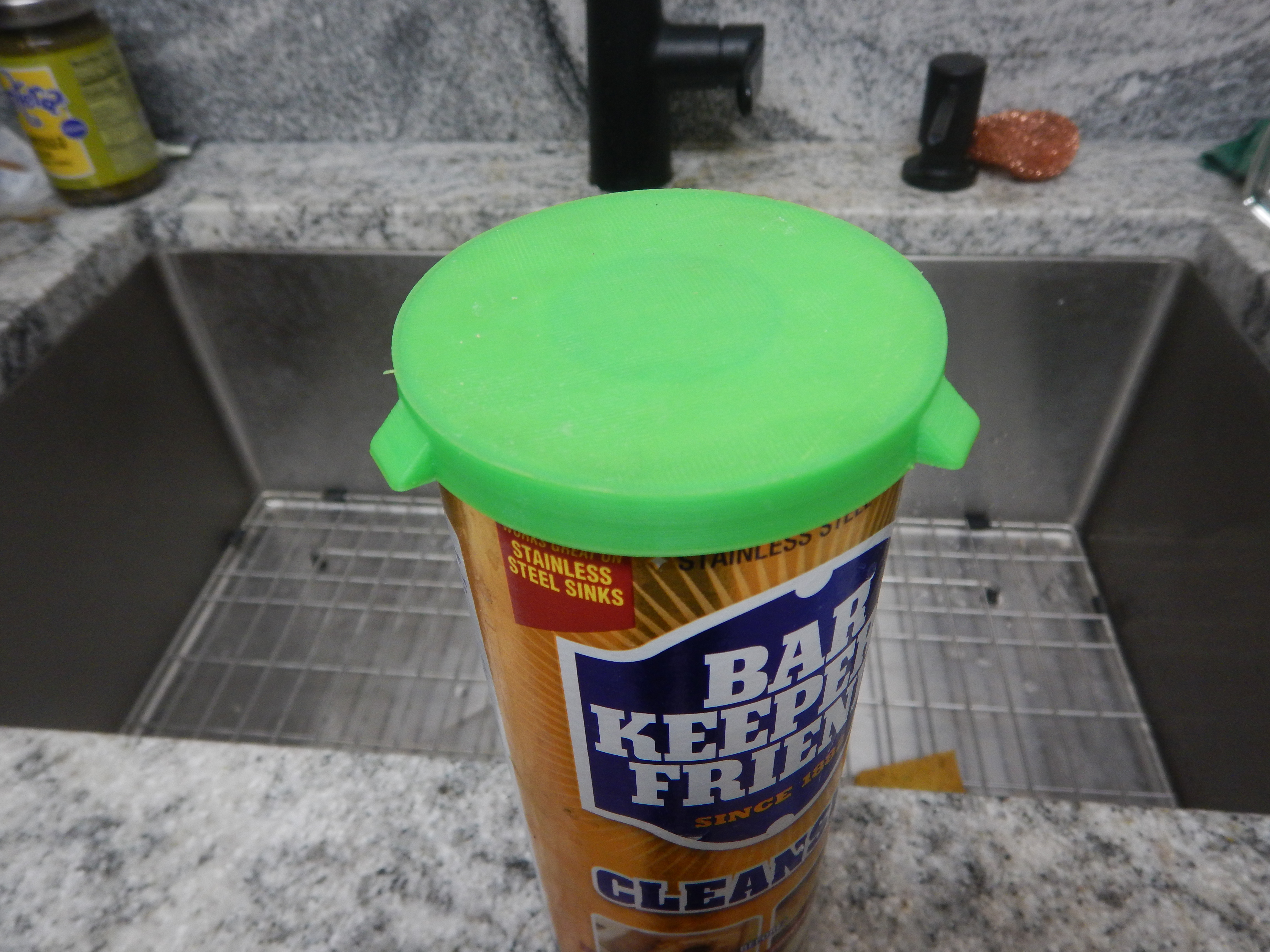Lid for Ajax, Comet and Bar Keepers Friend